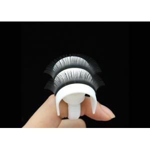 White Plastic U Shape Eyelash Extension Glue Ring Adhesive Pallet