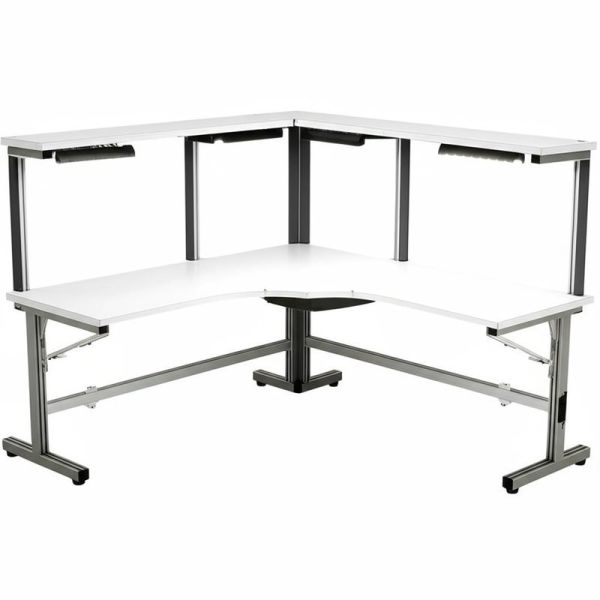 28W Lighting Power Corner Workbench Ergonomic Layout with Lighting Designed to