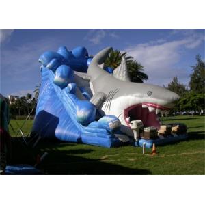 Buy cheap Giant 8M Length Outdoor Commercial Inflatable Shark Slide For Players from wholesalers