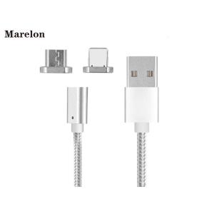 Buy cheap Fast Charging Magnetic USB Data Cable Micro 8 pin USB Cable for Iphone / Xiaomi from wholesalers