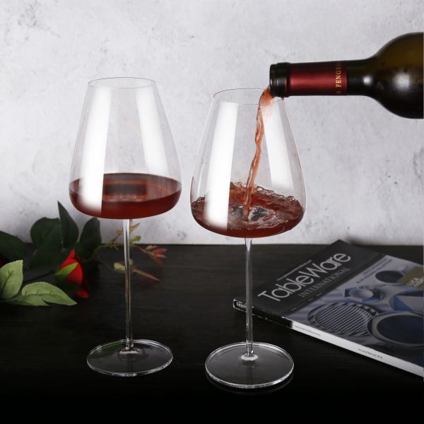 Quality High Quality Custom Wine Glass Clear Lead Free Crystal Goblet Luxury Gift Set for sale