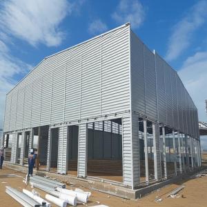 Buy cheap Customizable Size Steel Structure Workshop with EPS Sandwich Panel and Engineer On Site Installation from wholesalers
