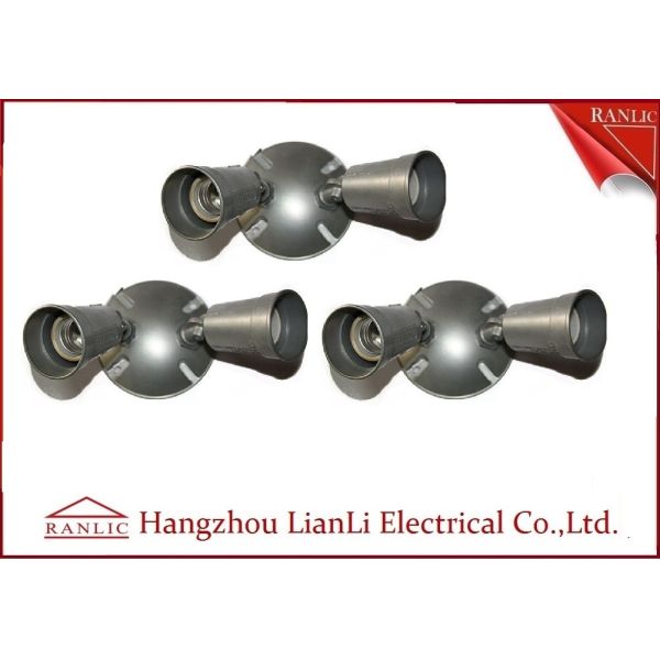 Buy cheap Gray Aluminum Die Casting Waterproof Terminal Box Pocelain Lamp Holder from wholesalers