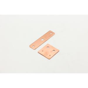 China Metal stamping, purple copper material grinding process, connecting copper aluminum composite row components on sale