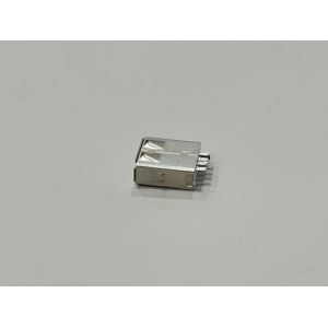 High-Durability USB A Female 180° Wire-Solder Connector | Gold-Flash Terminals |