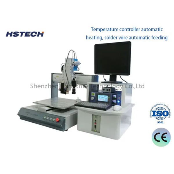 Quality Dual Workbenches Automatic Soldering Machine with Automatic Cleaning Function for sale