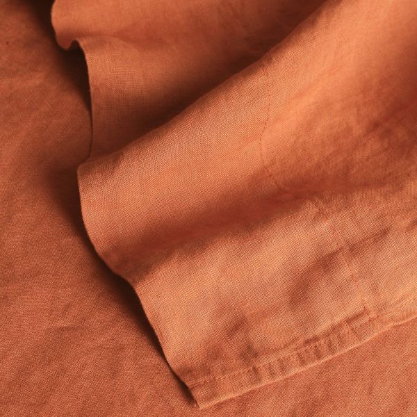 Create a Cozy Bedroom with Our All-Season 100% French Linen Sheet Set Stone Washed