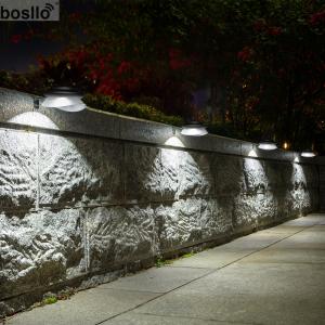 Black / White Solar Wall Lamps with Light Control Function 8-10 Hours Working