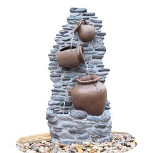 Buy cheap Customize Size Contemporary Outdoor Patio Water Fountains With Lights product