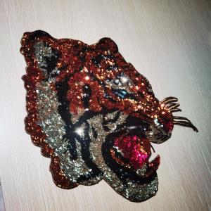 Buy cheap Fashion Embroidery Custom Patch Pearl Self Adhesive Printed Gold Glitter from wholesalers