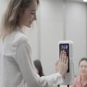 Non Contact Infrared Thermometer Automatic Touchless Soap Dispenser