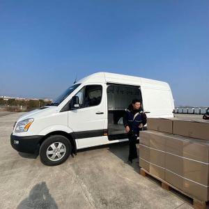 Buy cheap 4 Doors Electric Cargo Vans Auto 110km/H 288km For Transportation from wholesalers