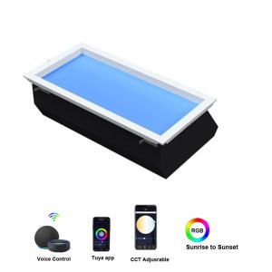 Buy cheap 40W LED Ceiling Light Panel with Adjustable Color Temperature, Brightness, Smart App & DIY Modes from wholesalers