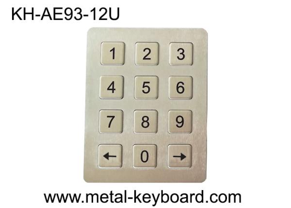 Customized Numeric Stainless Steel Keypad USB Interface Metal Dome Connect PCB