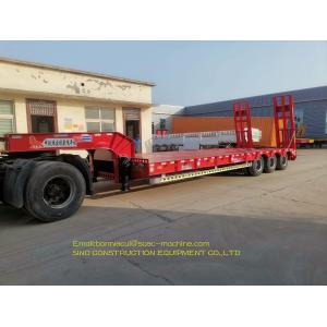 Buy cheap Low Bed Heavy Duty Semi Trailers trailer 3Axle 60T Transporter from wholesalers