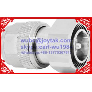 Buy cheap 4.3-10 male to N male adaptor all brass factory made Tri-alloy plating PIM -160dBc from wholesalers