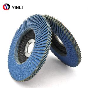 China T27 115mm Zirconia Flap Disc 120 Grits For Stainless Steel on sale