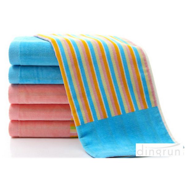 Buy cheap Customize Stripe Face Wash Towel Fashionable For Gym / Swimming from wholesalers