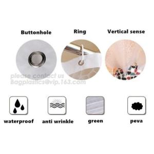 Water-Repellent Fabric Custom Print Shower Curtain Mildew-Resistant Machine