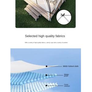 Buy cheap Commercial Glamping Tents Included Optional Accessories And Mesh Windows With Zippered Covers from wholesalers