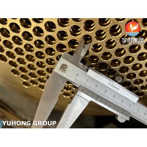 Buy cheap ASTM B171 C46400 Heat Exchanger Tubesheet In Ships And Power Industry from wholesalers