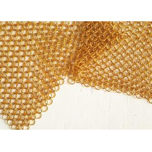 Buy cheap Architectural Drapery Metal Ring Mesh For Isolation Wall Screen from wholesalers