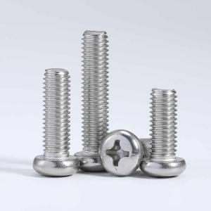 Corrosion Resistant 304 Stainless Steel Screws M8 Cross Recessed Head Machine