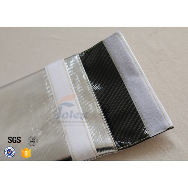 Buy cheap 28 x 32cm Fireproof Document Bag with Silver + Black Carbon Fabric Inside from wholesalers