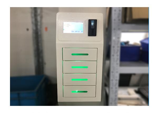 Buy cheap White Bar Restaurant Cell Phone Charging Stations Free Pay With 4 Lockers, Quick charge for New Iphone 12 from wholesalers