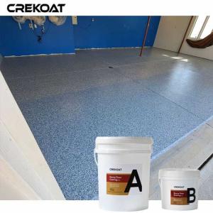 China Hybrid Systems Flake Epoxy Garage Floor Ombining Epoxy With Metallic Flakes on sale