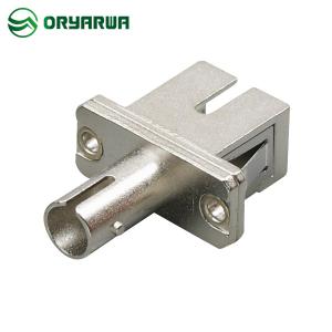 Buy cheap Metal SC To ST Fiber Optic Hybrid Adapter Singlemode from wholesalers