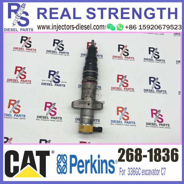 Quality Common Rail Fuel Injector268-1836 336GC excavator C7 Injector 268-1836 for sale
