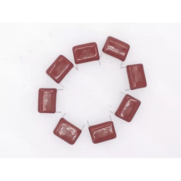 Durable Fireproof Plastic Film Capacitor , 0.22uF Metallized Polypropylene