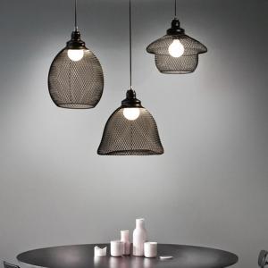 Retro wind iron cage chandelier bar loft creative personality cafe bar window