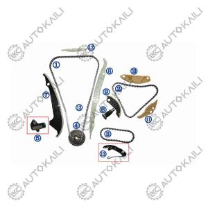 Buy cheap Timing Chain Kit For AUDI/VW EA888(3rd and half) AUDI A4 (8K2 B8)1.8/2.0 A5 (8T3) 1.8/2.0 TFSI 15-  06K109158AD 8*170 from wholesalers