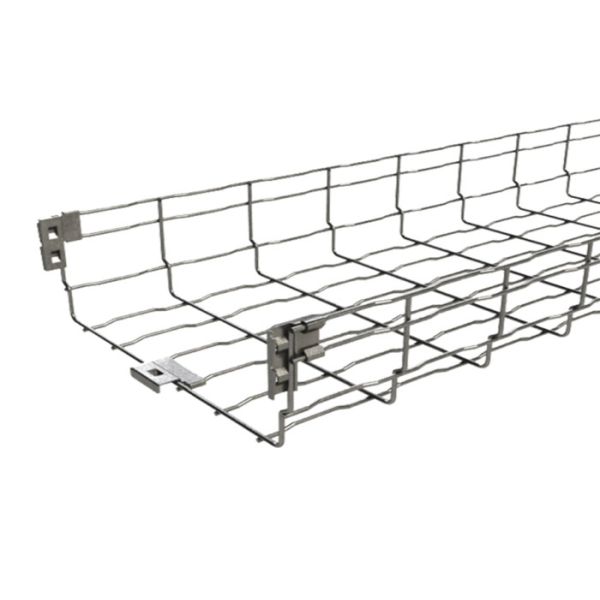 Quality Electrical Zinc Straight Section Wire Mesh Cable Tray for sale