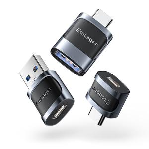 Buy cheap Essager Small 3A Fast Charging USB Female to Type-C Male OTG Adapter USB 3.0 Adaptor for Multiple Devices from wholesalers