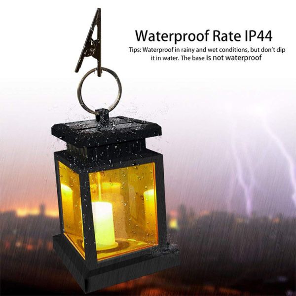 Buy cheap Soft Effect Automatic Lighting Solar Candle Lanterns For Garden Retro Style Design from wholesalers