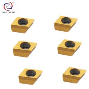 Buy cheap Good impact and wear resistance P15 Carbide Insert Tips PVD Coated from wholesalers