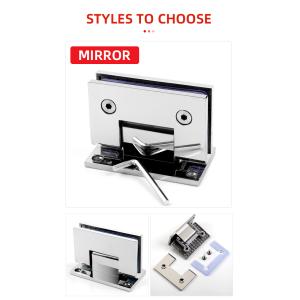 Buy cheap Square Bevel Stainless Steel Glass to Wall Shower Door Hinge for 800-1000MM Door Width from wholesalers