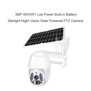 Buy cheap Night Vision Solar Security PTZ Camera Tuya Wifi / 4G Cloud Storage IP Camera from wholesalers
