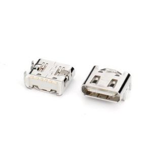 China USB C 6 Pin SMT Type For Mobile Phone Charging c type connector vertical connector on sale