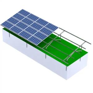 Buy cheap Natural Silver Ground Mount for Solar Panel Installation Pre-assembled and Customization from wholesalers