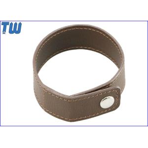 Buy cheap Pure Leather Bracelet Wristband 1GB Thumbdrive Disk Device Customized from wholesalers