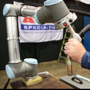 Buy cheap Pick And Place Robot Arm 6 Axis UR5e Cobot Robot With CNGBS Robot Gripper For Robotic Picking Solutions from wholesalers