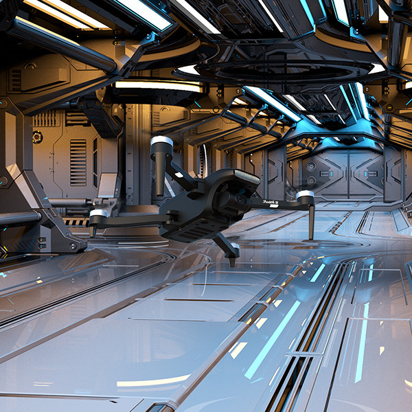 5km 4.35V Foldable Follow Me Drone 280mm RC Quadcopter