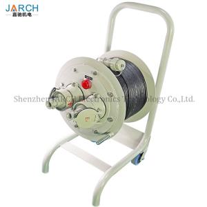 IP65 Explosion Proof Cable Reel Tray , Mobile portable Cord Reel 30-100m Length