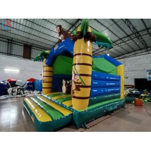 Buy cheap Customized Inflatable Bouncer With Slide Combo Jungle Monkey Inflatable Castle from wholesalers