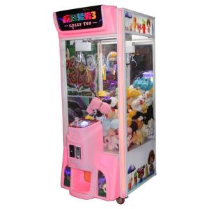 110V/220V Voltage Crane Plush Toy Doll Claw Stuffed Toy Game Machine with Cash