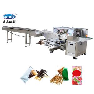 Commercial Chocolate Pocky Biscuit Packing Machine Stick Biscuit Flow Packing